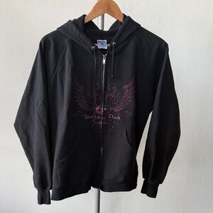 Y2K Mossy Oak Zip Hoodie Womens Large